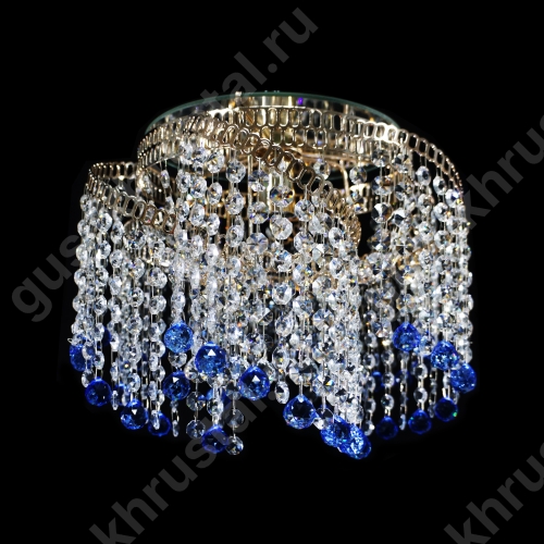 Люстра Космос Вереск №1 синяя
